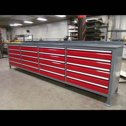 20-Drawer Workbench
